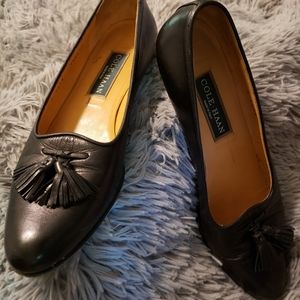 Black leather Cole Haan